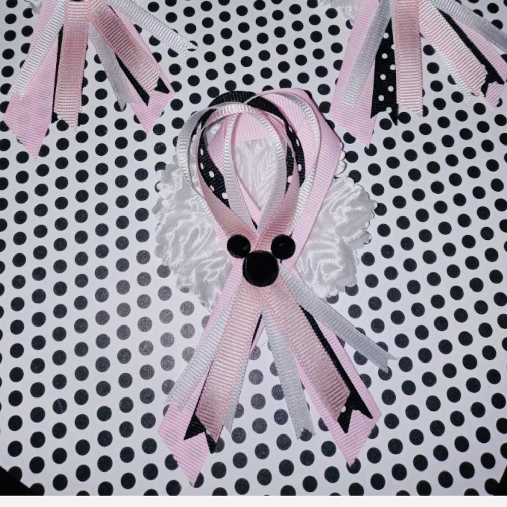 25 Pink Mickey Mouse Baby Shower or Birthday Corsages/Capias
